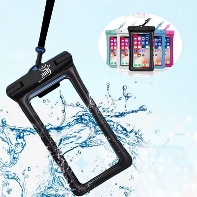 Waterproof Transparent Mobile Phone Pouch for Aquatic Pools