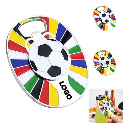 Magnetic Soccer Bottle Opener For Fridge