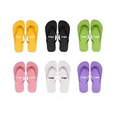 Unisex Beach Flip Flops PVC Slippers