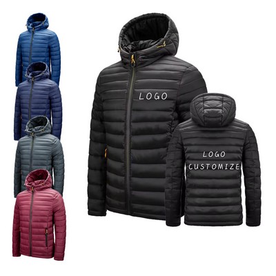 Custom Water-Resistant Winter Coat Puffer Down Jacket