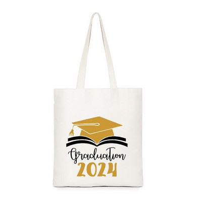 Premium 8 oz Full-Color Printed Cotton Canvas Tote Bag 14"x 16"