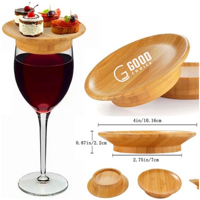 Bamboo Wine Glass Topper