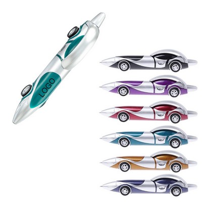 Race Car Ballpoint Clicker Pen