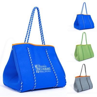 Women's Neoprene Beach Tote Bag