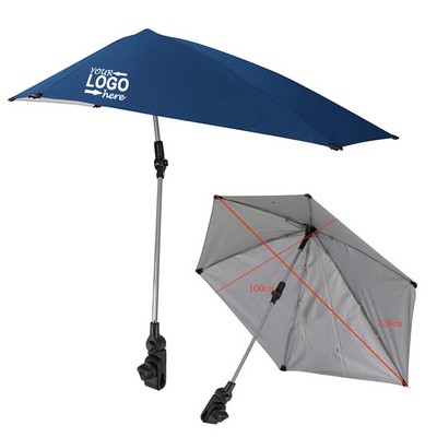 Adjustable Umbrella With Universal Clamp