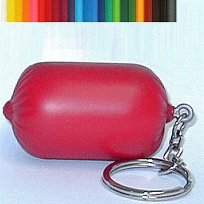 Mini Sausage Stress Ball Keychain