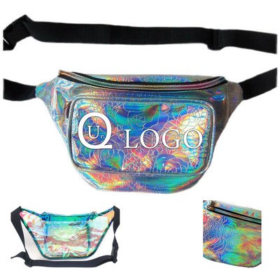 Holographic Transparent Fashion Fanny Pack