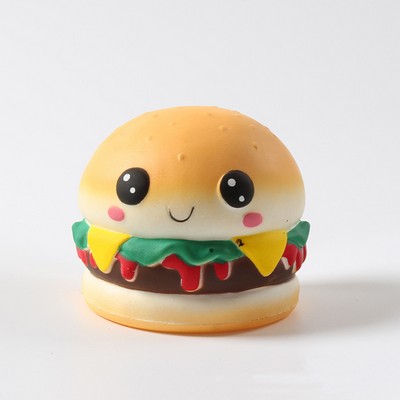 Slow-Rebound Burger Stress Ball