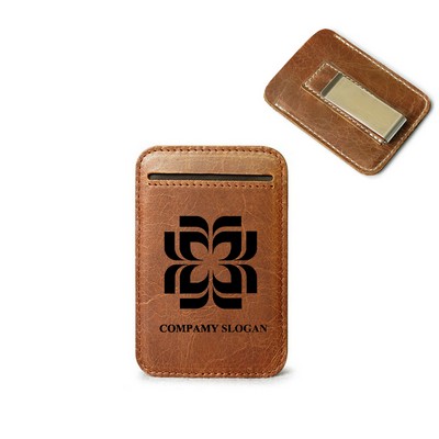 Minimalist Front Pocket Wallet with Money Clip