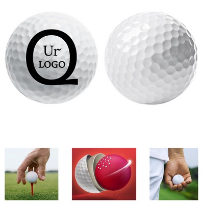 3-Layer Customizable White Golf Ball