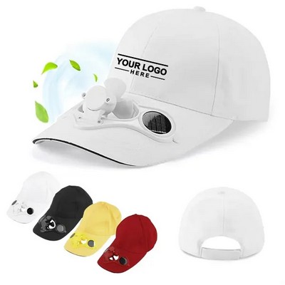 Solar-Powered Cooling Hat for Baseball Golf and Outdoor Activities