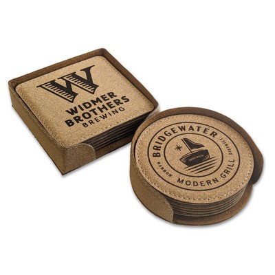 Square Cork Coaster (Set of 6)