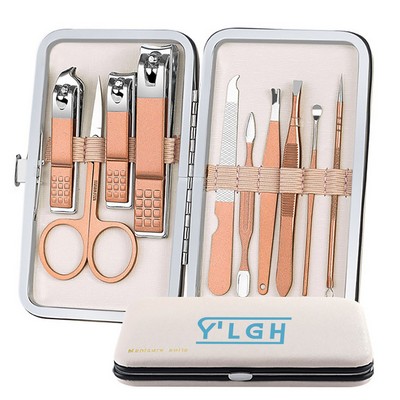 Rose Gold 10 In 1 Manicure Sets