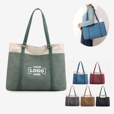 Women's Casual Canvas Tote Bag