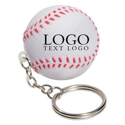 Baseball Stress Ball Keychain