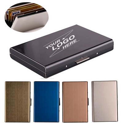 RFID Blocking Stainless Steel Credit Card Wallet