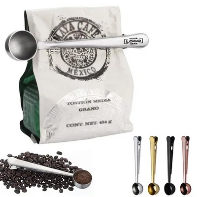 Coffee Measuring Scoop with Bag Clip