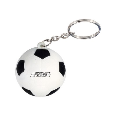 Prime Line Soccer Ball Shape Stress Ball Keychain