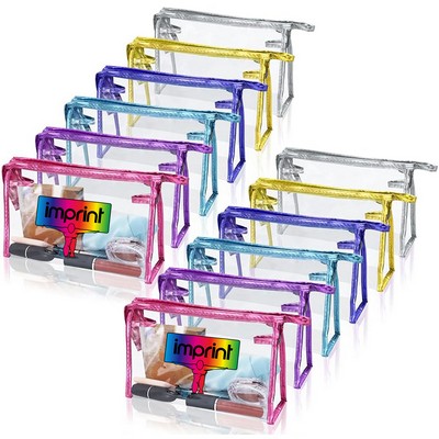 Clear Cosmetic Bag with Zipper