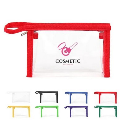 Clear Cosmetic Bag With Zipper