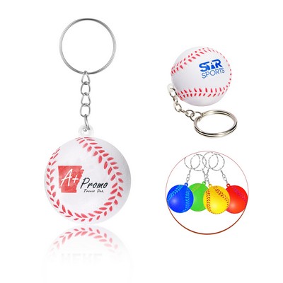 Baseball Stress Reliever Keychain