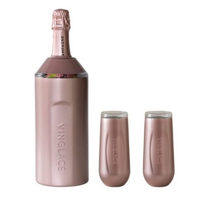 Champagne Gift Set Rose Gold