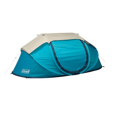 Newell Brands Distribution LLC Coleman 9' X 6.5' Pop Up Tent 4-Person Tent - Scuba Blue