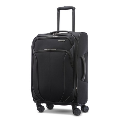 American Tourister 4 Kix 2.0 20" Softside Spinner Black Luggage