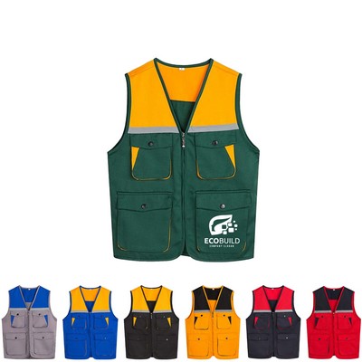 Unisex Reflective Safety Vest