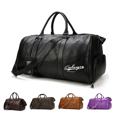 Waterproof Oversized Travel Duffel Bag with Shoe Compartment