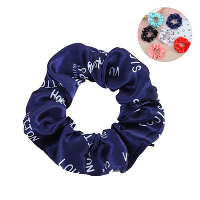 Colorful Printed Hair Tie Scrunchie