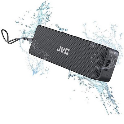 JVC Waterproof Portable Bluetooth Speaker w/Up To 22-Hour Battery