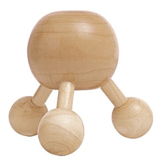 Three Legged Wooden Ball Massager