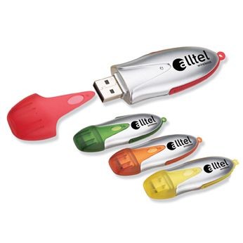 64 MB Jupiter USB Flash Drive w/Key Chain