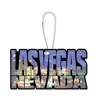 Las Vegas City Scape Zipper Pull