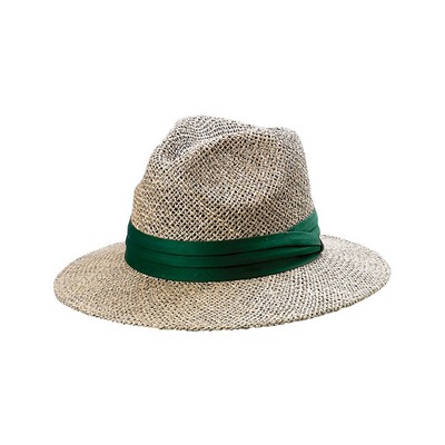 Safari Shape Straw Hat w/ Decorating Band