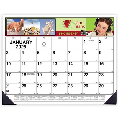 Custom 4 Color Desk Pad Calendar