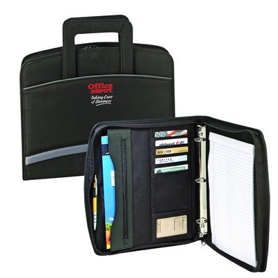 Zippered Binder Padfolio