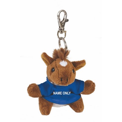 Horse Plush Keychain