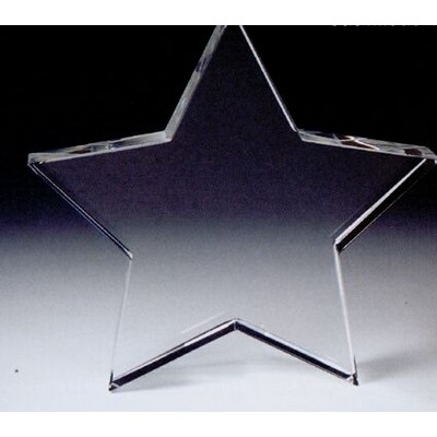 Optic Crystal Star Award (5 5/8"x5 5/8")