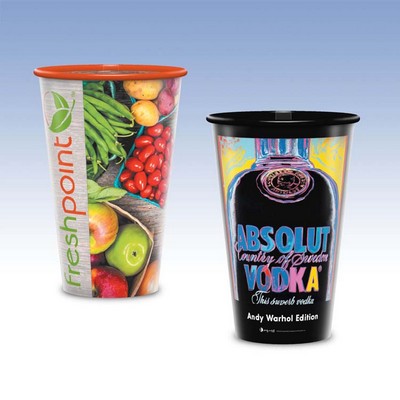 16 oz-Reusable Clear Plastic Cups