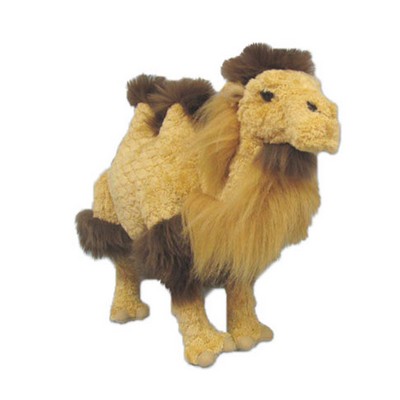 Custom Plush Camel in Two Textured Fabrics