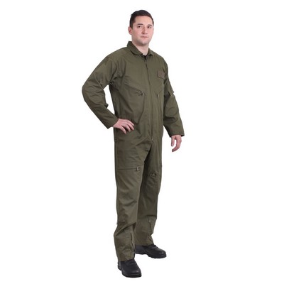 Adult Olive Drab Long Sleeve Flightsuit (3XL)