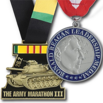 2 1/4" Custom Cast Single Sided 3-D Medal