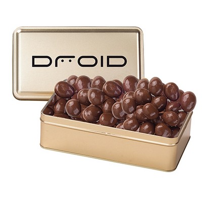 Large Rectangle Tin - Chocolate Almonds