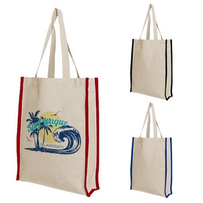 Accent Gusset Cotton Tote