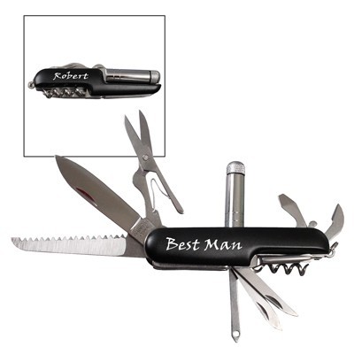 Black Deluxe Pocket Knife