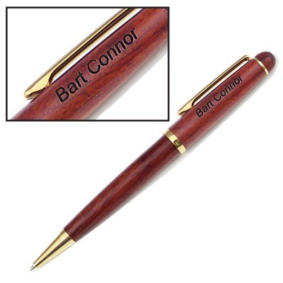 Rosewood Twist Ballpoint Pen