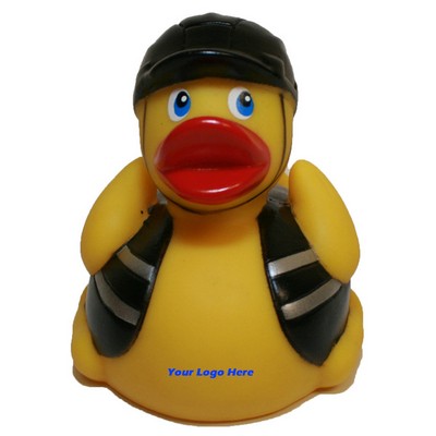 Biker Rubber Duck