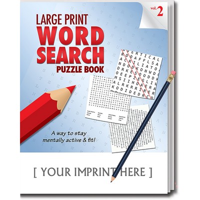 LARGE PRINT Word Search Puzzle Pack Set - Volume 2